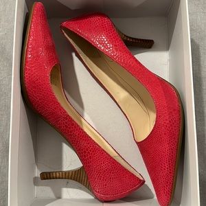 Brand New Patent Leather Bright Pink Heels